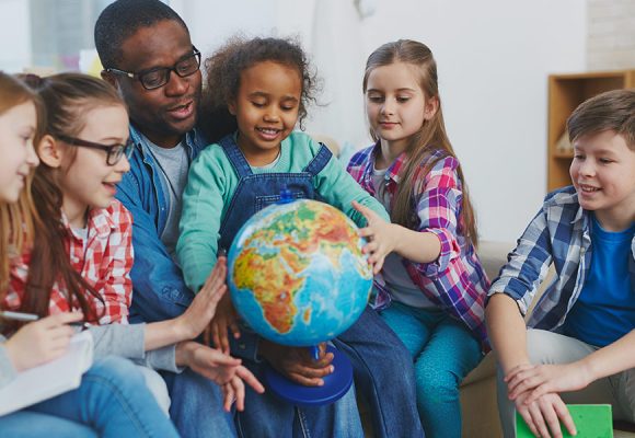 New School Globes for  Pupils