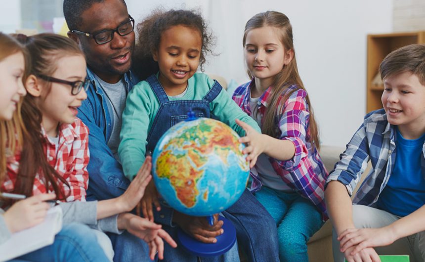 New School Globes for  Pupils